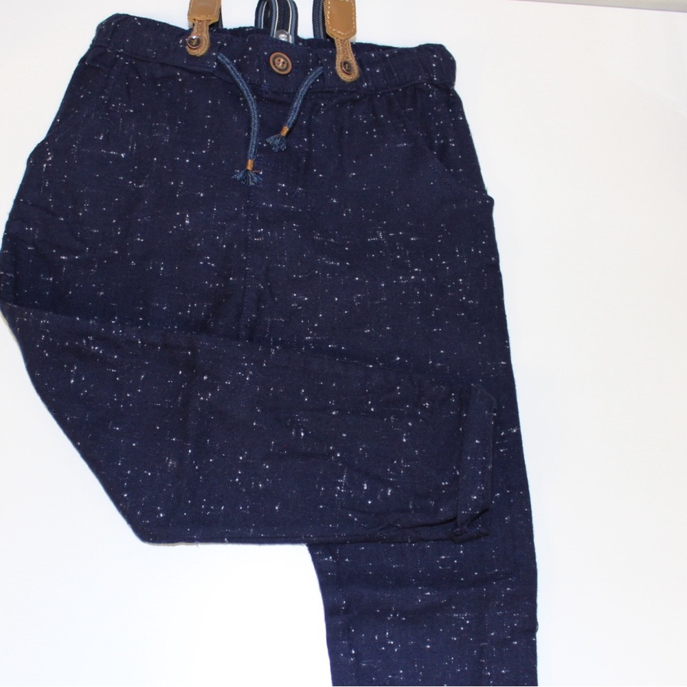 H&M pants with removable suspenders